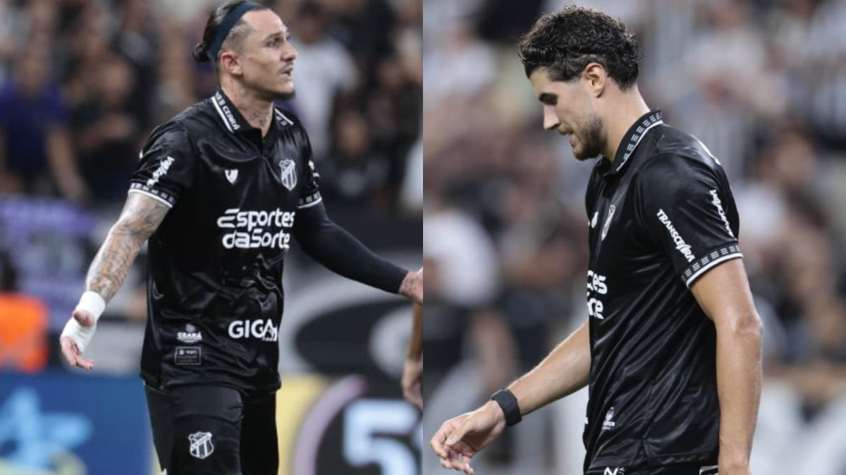 Vina e Pedro Raul vão desfalcar o Ceará contra o Mirassol