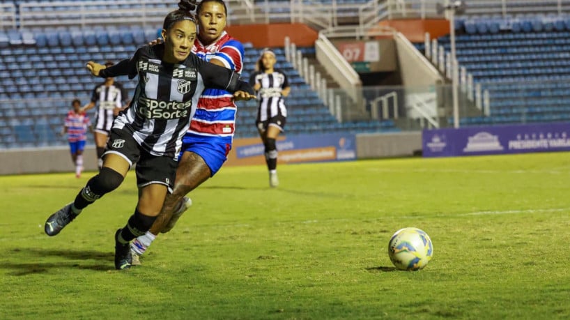 Clássico-Rainha válido pelo jogo de ida da final do Campeonato Cearense Feminino 2025 