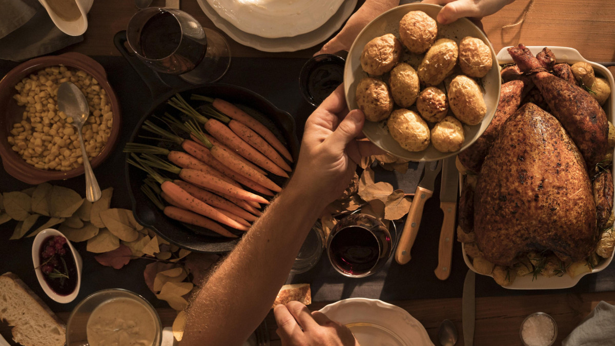 Assim como no Natal, banquetes são feitos para comemorar o Dia de Ação de Graças