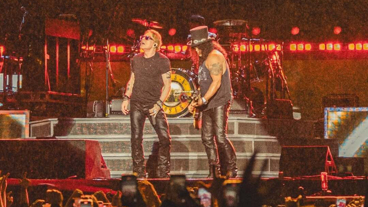 Banda norte-americana de rock Guns N' Roses anunciou show em Fortaleza em abril de 2026