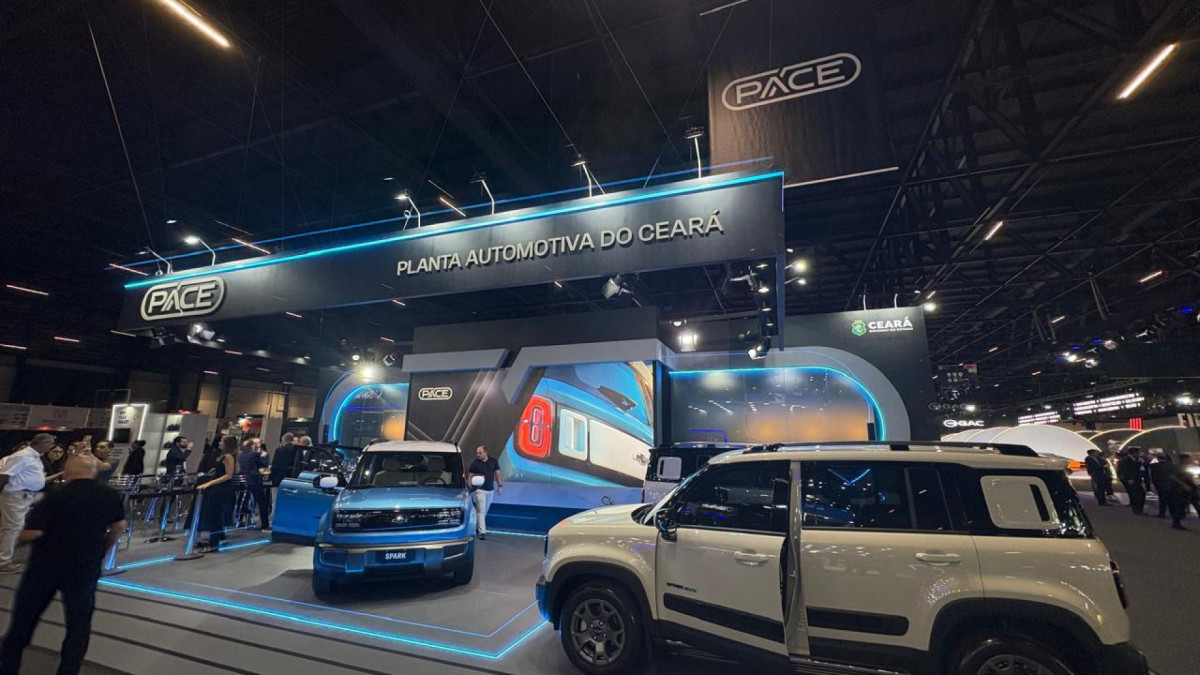 O modelo é o único da Chevrolet em exibição no Salão do Automóvel de São Paulo, pois está no estande da Planta Automotiva do Ceará (Pace) 