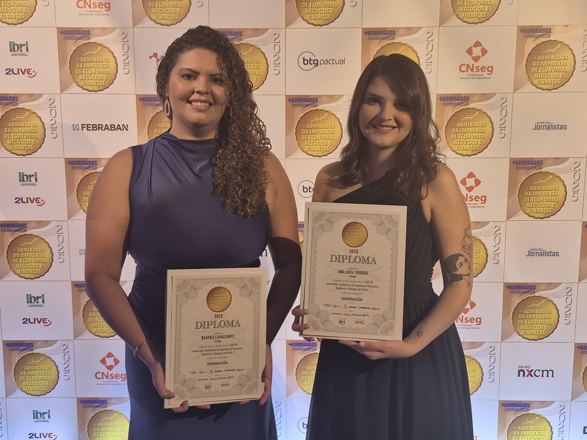 Beatriz Cavalcante e Ana Luiza Serrão integram ranking das mais admiradas do país (Foto: Fábio Risnic/Risnic Fotografia)