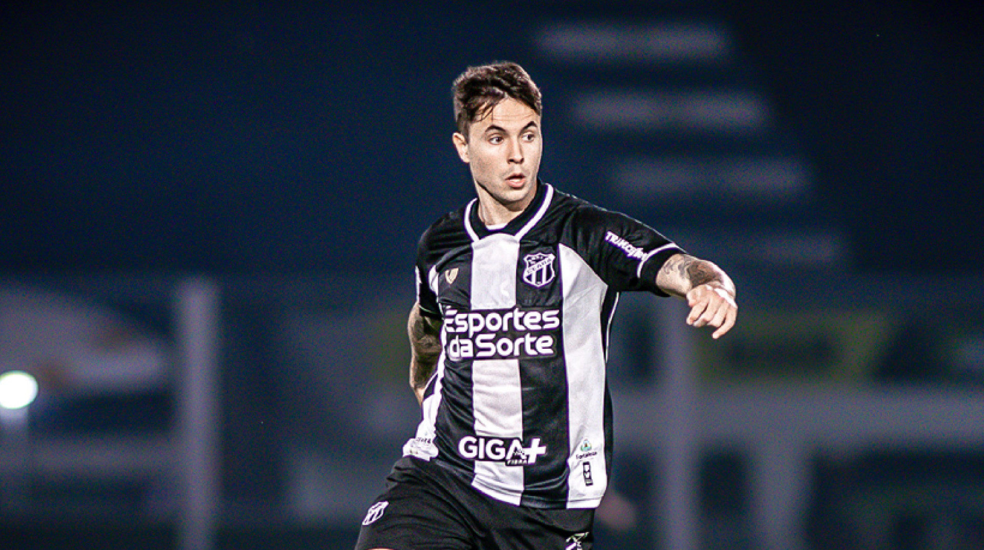 Zanocelo, volante do Ceará, durante jogo contra o Mirassol (Foto: Gabriel Silva / Ceará SC)