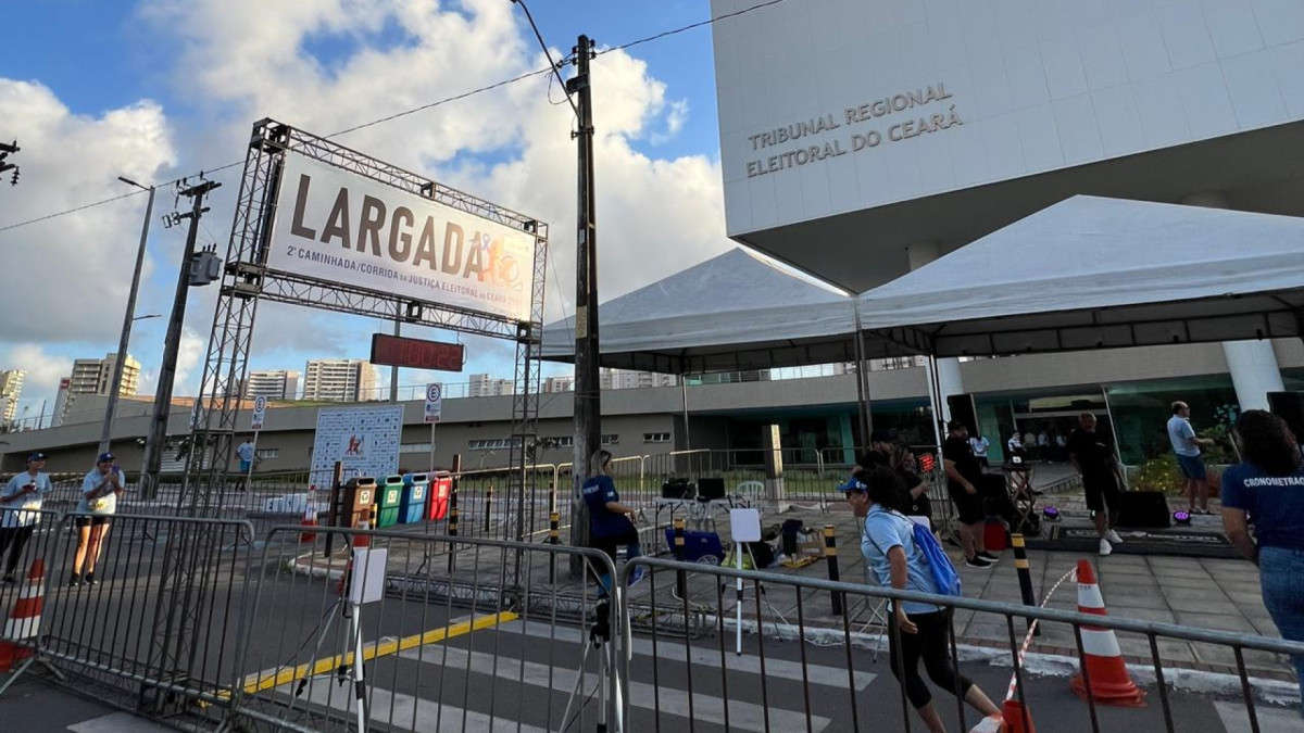 Evento acontece no entorno do TRE, em Fortaleza