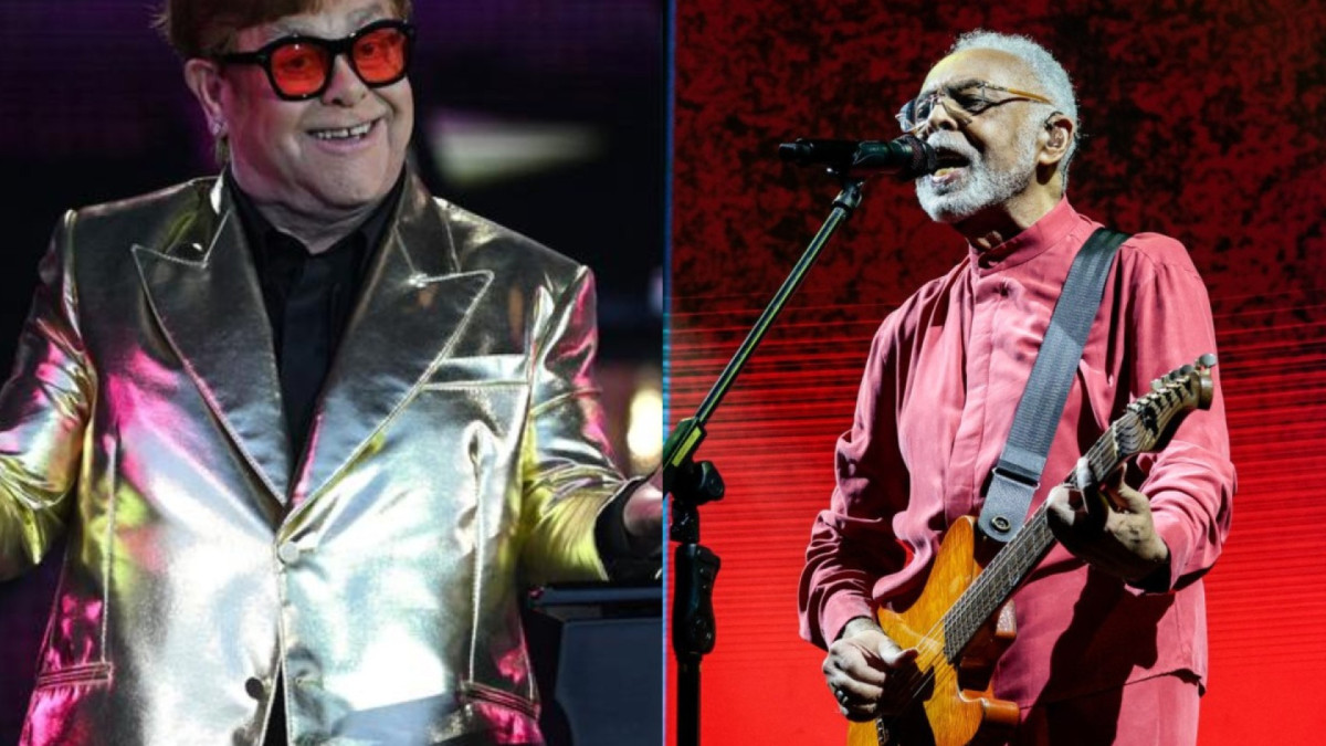 Elton John e Gilberto Gil foram confirmados no Rock in Rio 2026