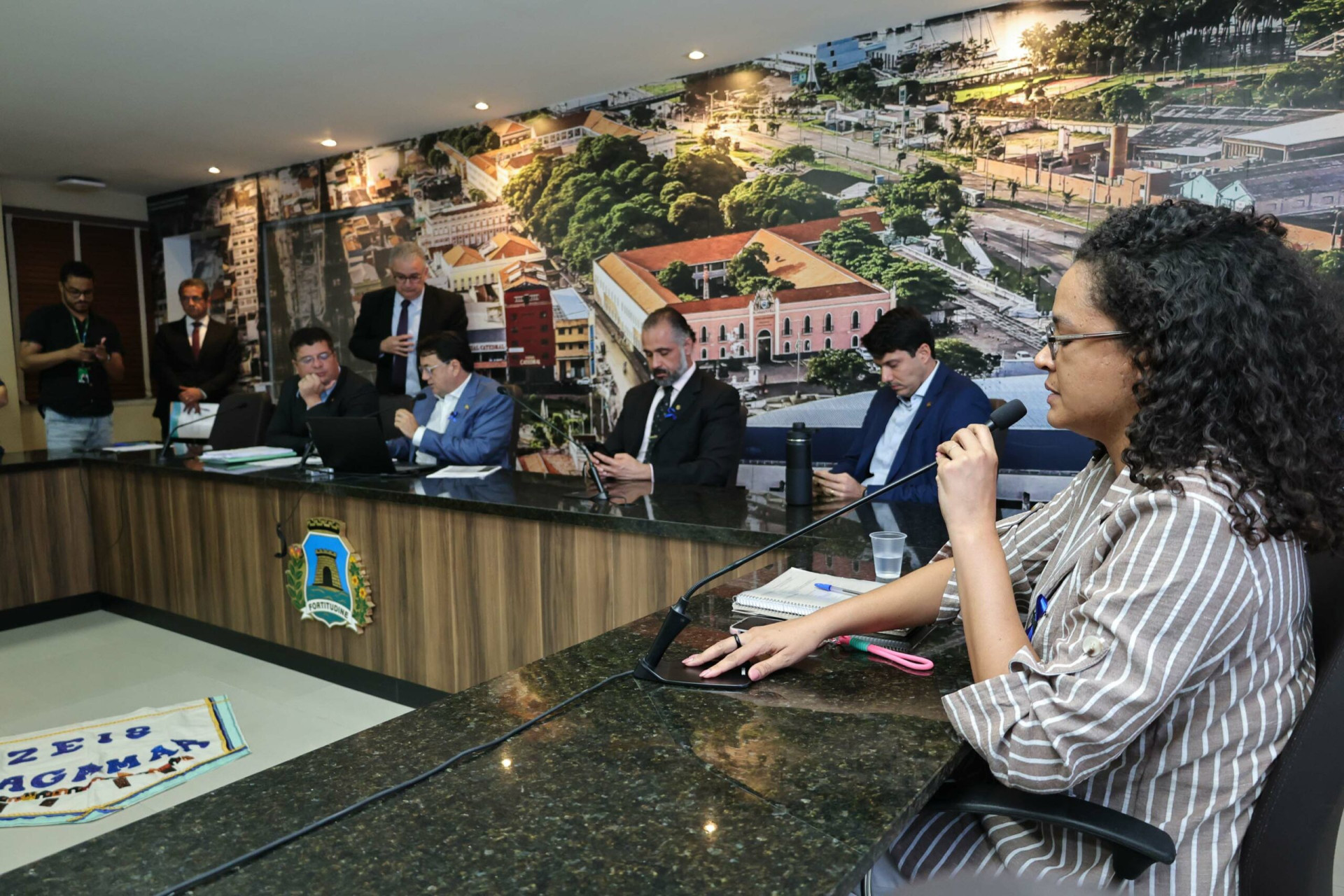 ￼REUNIÃO da Comissão Especial aconteceu nesta terça-feira, 25 (Foto: ZeRosa Fotografias/ Câmara Municipal de Fortaleza)