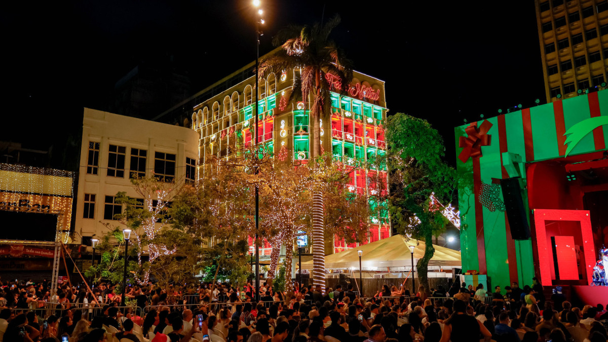 Diversos locais em Fortaleza promovem eventos de Natal gratuitos. (Foto:Aurelio Alves / O POVO)