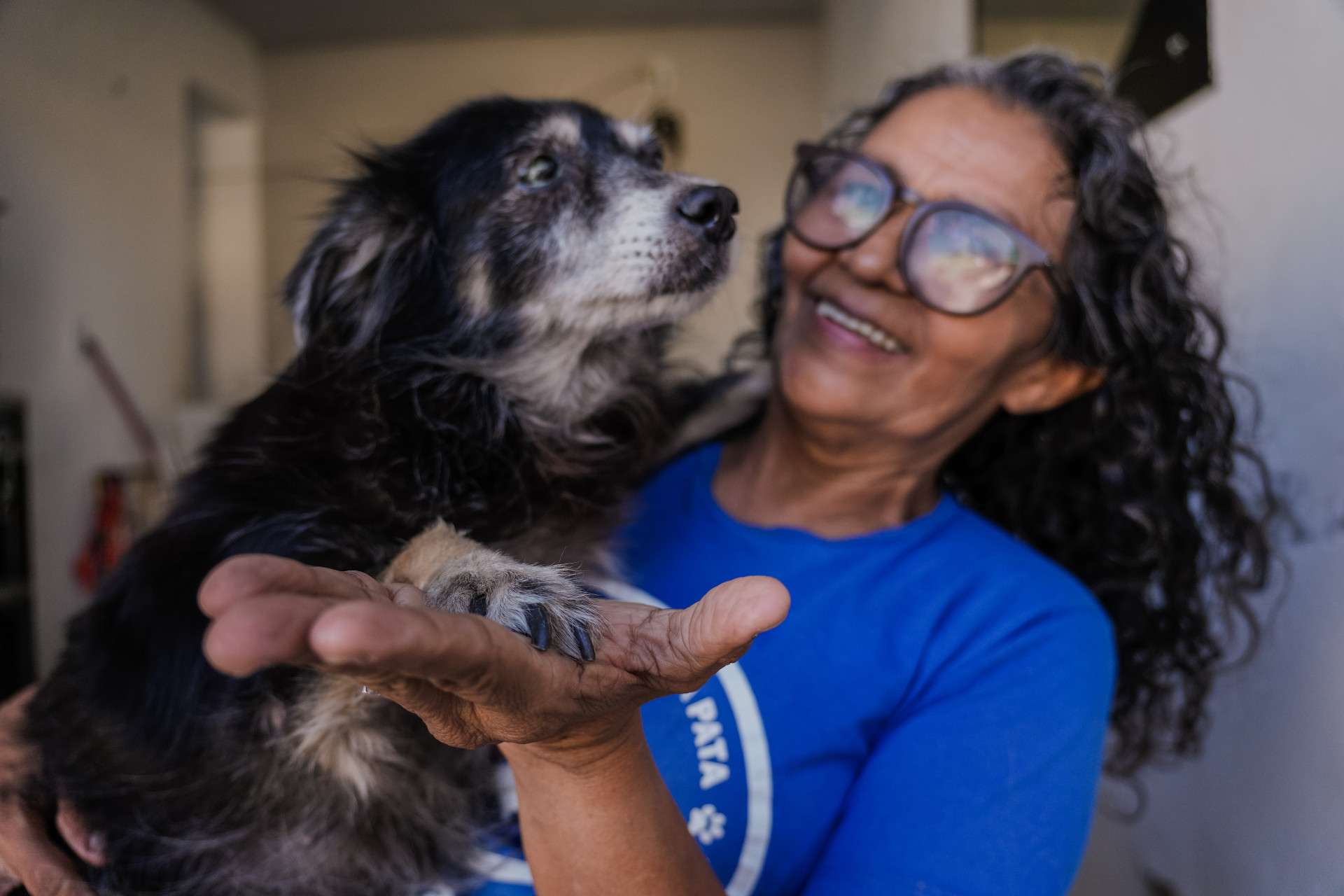 FORTALEZA, CEARÁ, BRASIL, 27-11-2025: Reportagem sobre maus-tratos de animais. Na foto, Sônia Fernandes, protetora animal, que resgata cães e gatos. (Foto: Fernanda Barros/ O Povo)