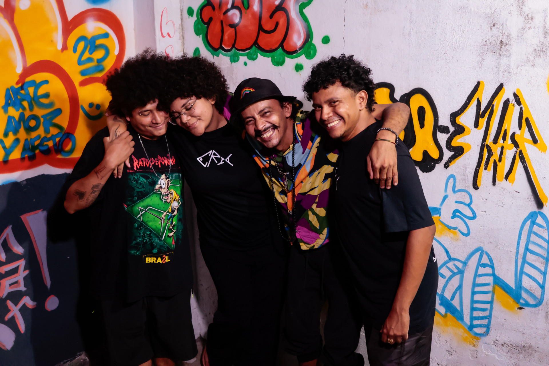 ￼PRODUTORES culturais na Associação João Pedro, no Grande Pirambu (Foto: Samuel Setubal)