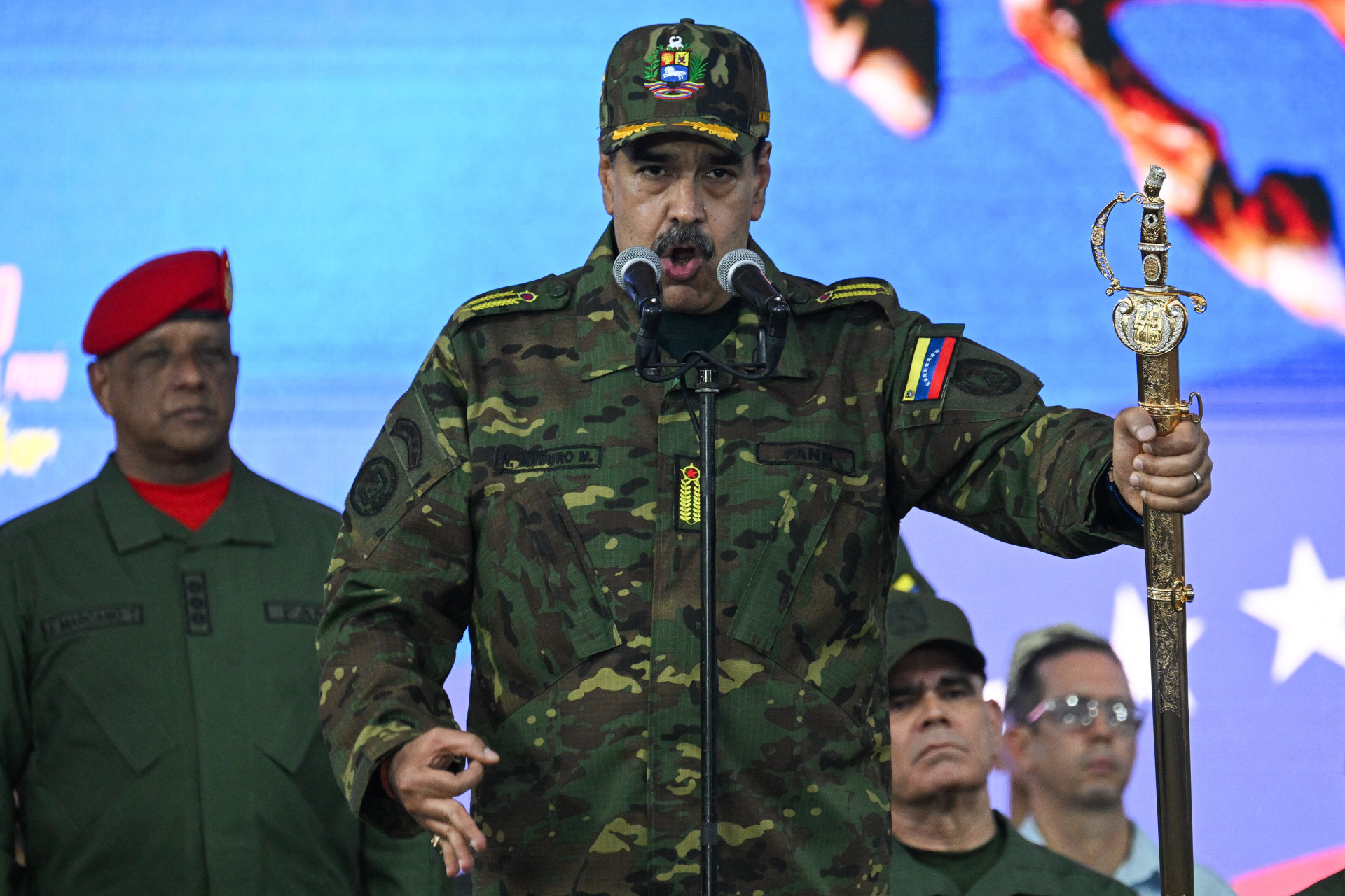 ￼OS PRESIDENTES dos EUA e da Venezuela (Foto: Federico PARRA / AFP)