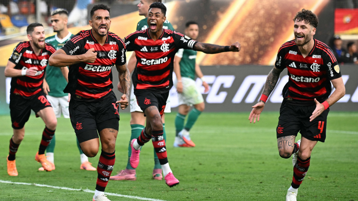 Zagueiro Danilo marcou o gol do título flamenguista