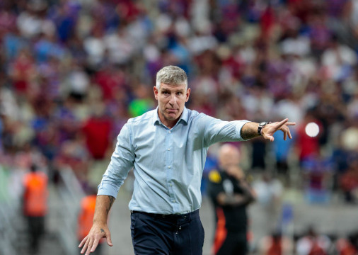 FORTALEZA, CEARÁ, BRASIL, 01-12-2025: Palermo Fortaleza x Atletico Mineiro pelo Campeonato Brasileiro Serie A na Arena Castelão. (Foto: Samuel Setubal/ O Povo)