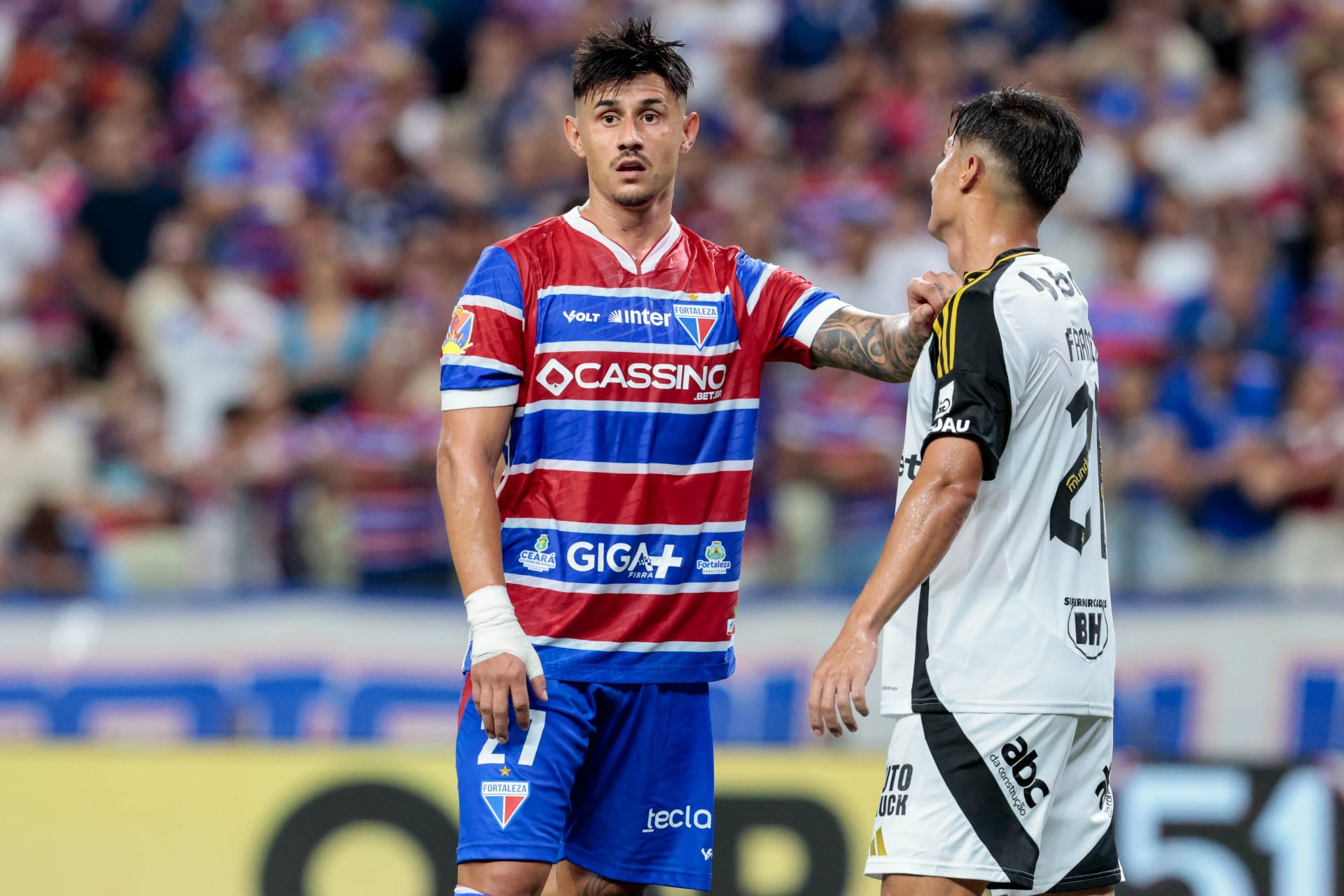 FORTALEZA, CEARÁ, BRASIL, 01-12-2025: Bareiro Fortaleza x Atletico Mineiro pelo Campeonato Brasileiro Serie A na Arena Castelão. (Foto: Samuel Setubal/ O Povo) (Foto: Samuel Setubal)