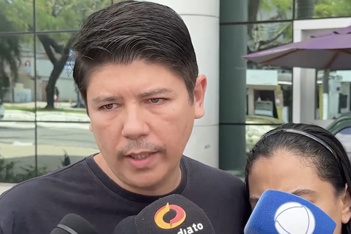 “Meu filho nunca tinha tomado adrenalina pela veia, só por nebulização, disse Bruno Freitas, pai de Benício, que estranhou o comportamento da médica.