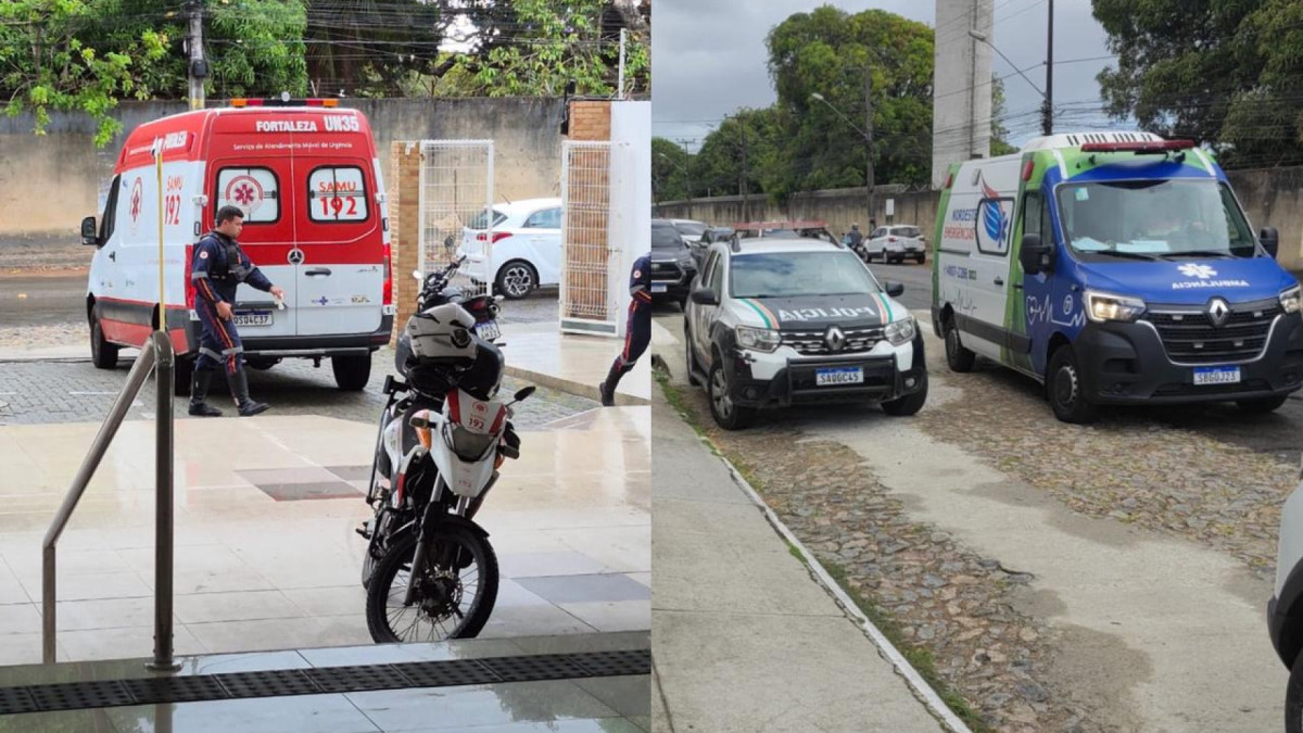 TrÃªs pessoas foram lesionadas por um aluno dentro de uma escola particular em Fortaleza