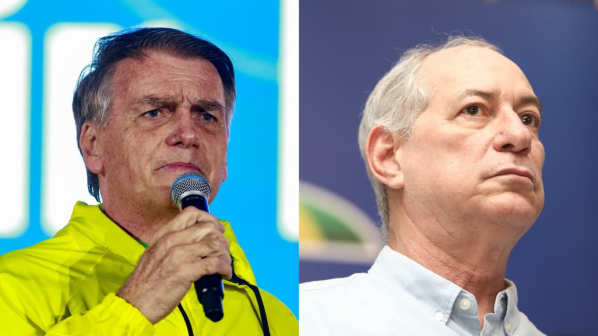 O ex-presidente Jair Bolsonaro (PL) e o ex-presidenciável Ciro Gomes (PSDB)