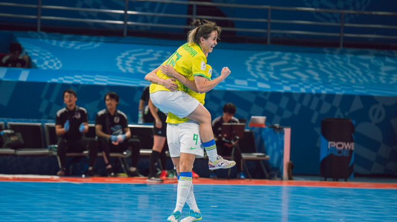 O Brasil venceu o Japão por 6 a 1 na Copa do Mundo de Futsal feminino nesta terça-feira, 2.  