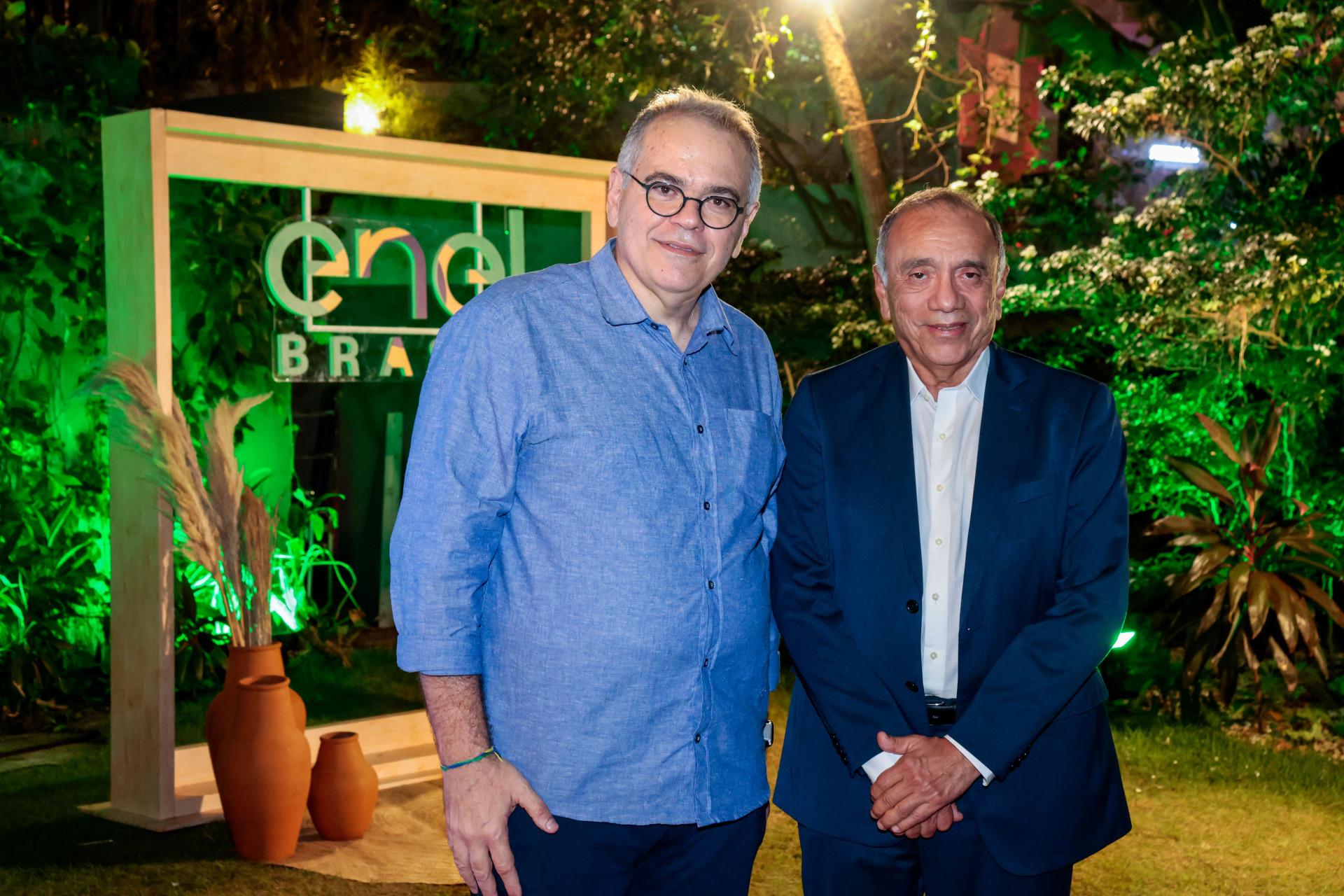 FORTALEZA, CEARÁ, BRASIL, 02-12-2025: João Dummar Neto e presidente José Nunes em Evento jantar da Enel com a presença do Jornal O Povo no restaurante Pipo. (Foto: Samuel Setubal/ O Povo)







 (Foto: Samuel Setubal)