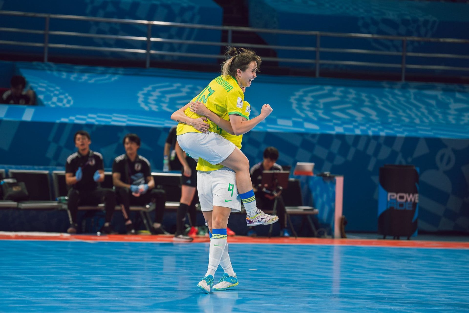 O Brasil venceu o Japão por 6 a 1 na Copa do Mundo de Futsal feminino nesta terça-feira, 2.  (Foto: Fábio Souza/CBF)