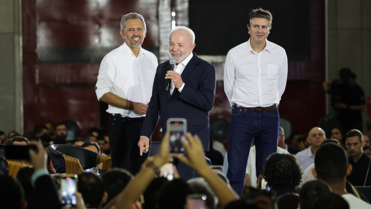 Lula, Elmano e Camilo no Centro de Eventos em Fortaleza (3/12/2025)