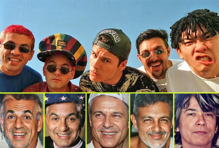 O resultado repercutiu nas redes sociais e os fãs puderam matar a saudade dos músicos que deixaram uma marca de talento e irreverência. Veja um a um como eles estariam. 