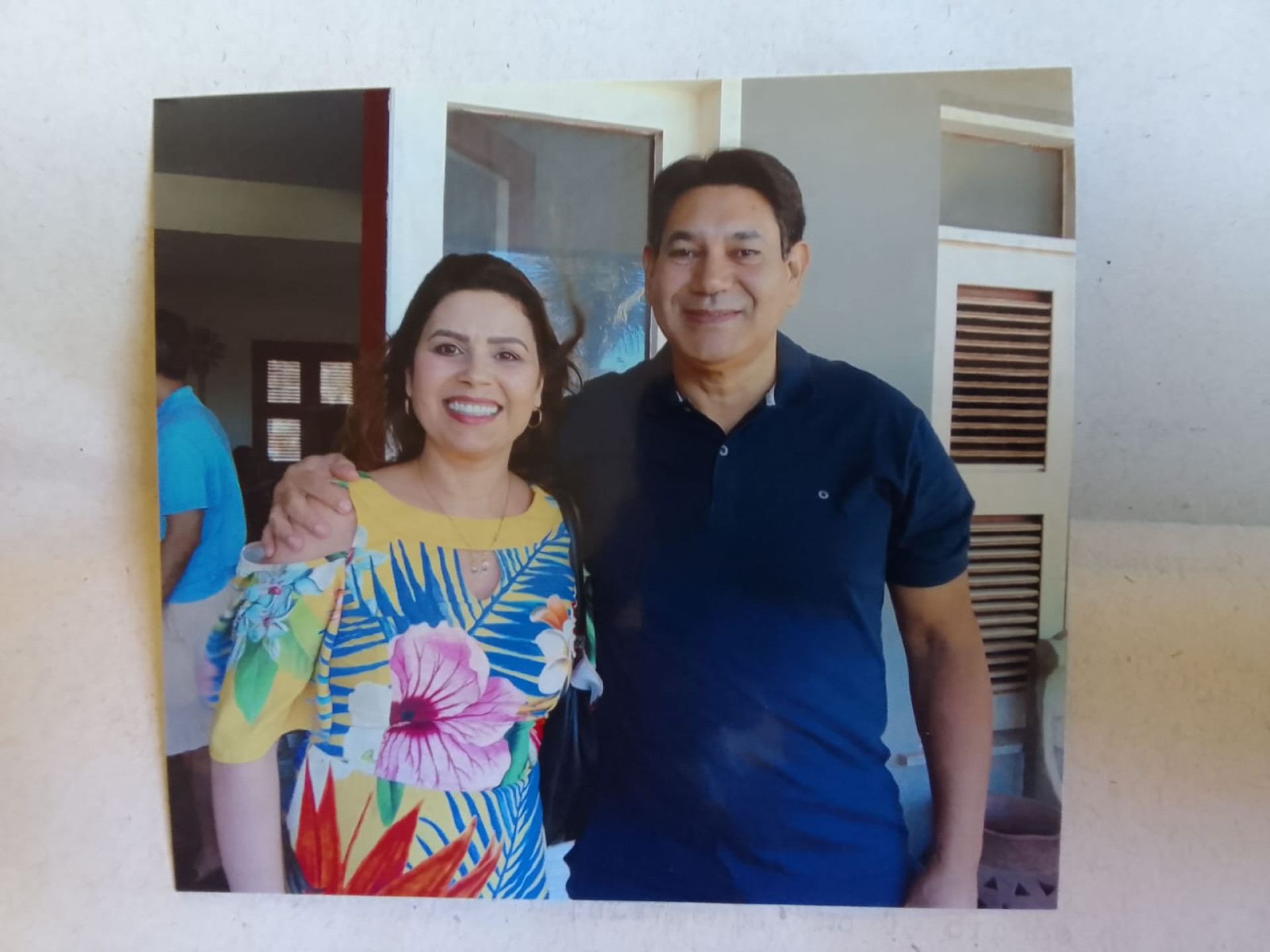 Alana e coronel Siqueira, no Front da Prainha
 (Foto: Acervo Pessoal)