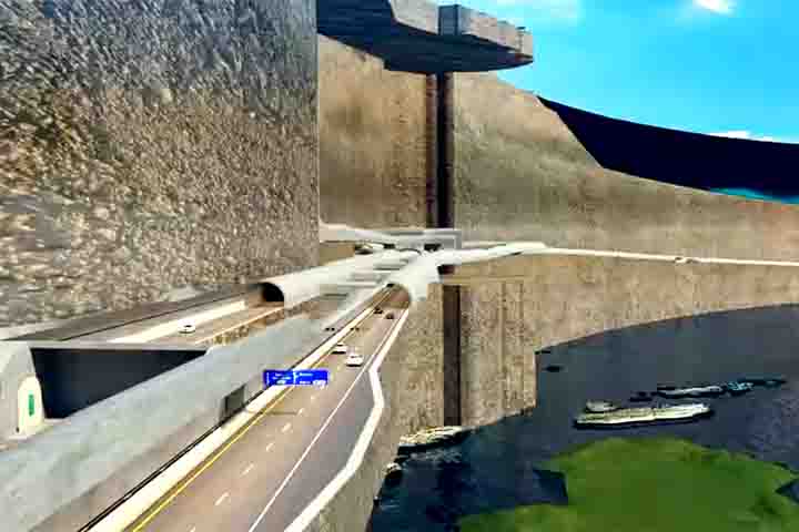 Com o Rogfast, o tempo de viagem será reduzido para aproximadamente 10 horas, encurtando a distância em até 50 km.