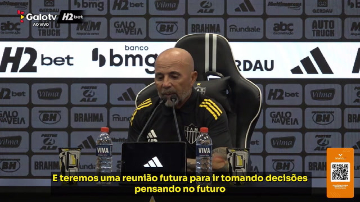 Sampaoli fala em planejamento para torcedor do Galo 'voltar a sonhar'