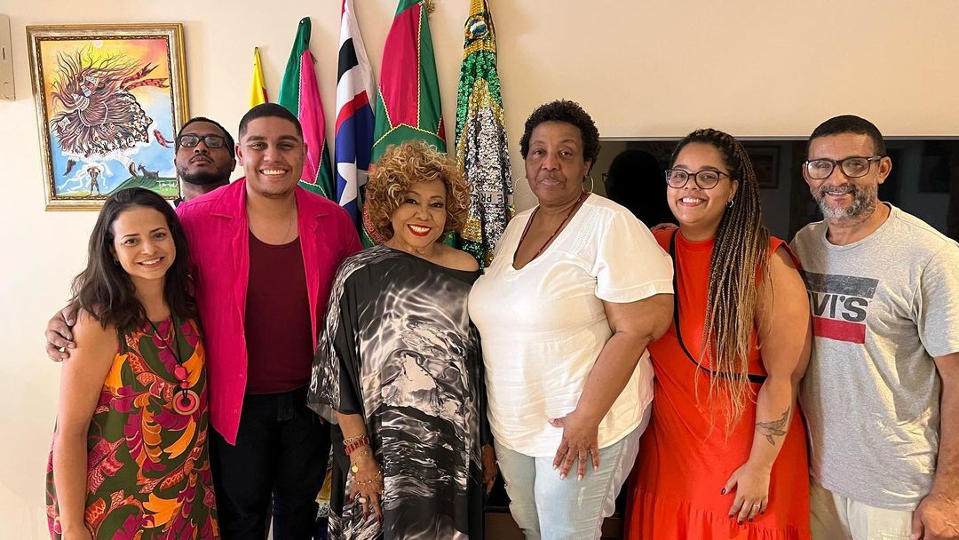 Os carnavalescos responsáveis pela pesquisa e desenvolvimento do enredo sobre Alcione foram Annik Salmon e Guilherme Estevão. Na classificação geral, a Mangueira ficou com a sétima colocação, com 268,8 pontos. A escola campeã, na ocasião, foi a Viradouro.