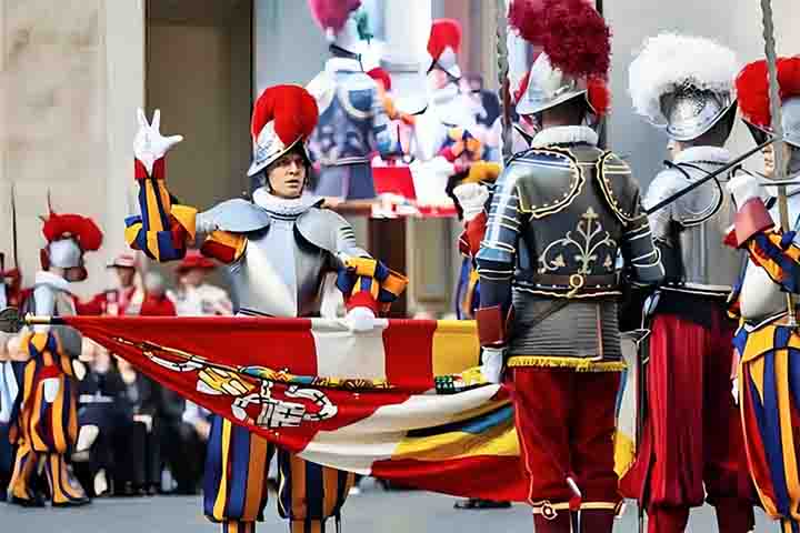 Nessa data, novos componentes do corpo militar de elite prestam juramento em um pátio interno do Vaticano e são incorporados à Guarda Suíça.
