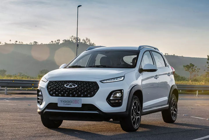 Os Chery Tiggo 3 e Tiggo 3X são SUVs da marca Chery que também foram excluídos da categoria Black da Uber.