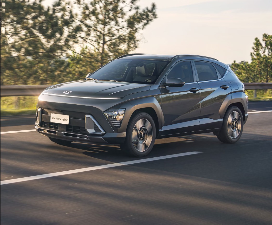 O SUV compacto híbrido Hyundai Kona Hybrid.