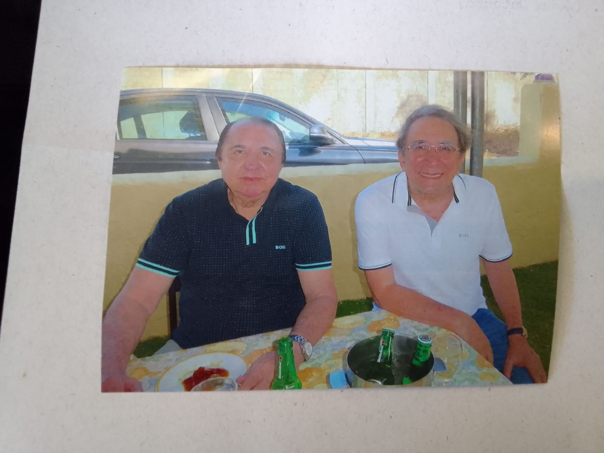 Firmo de Castro e Paulinho Cruz, da primeira turma da Unidos do Natal
 (Foto: Acervo Pessoal)