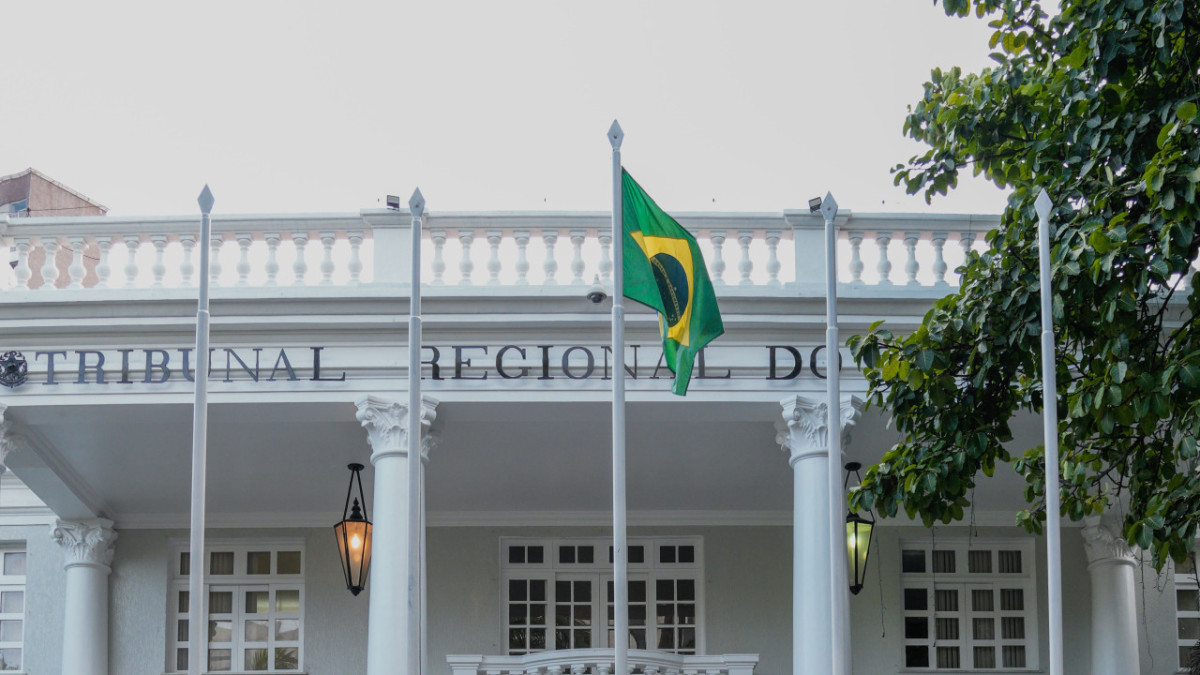 Sede do Tribunal Regional do Trabalho da 7&ordf; Regi&atilde;o, em Fortaleza (Foto: FERNANDA BARROS)