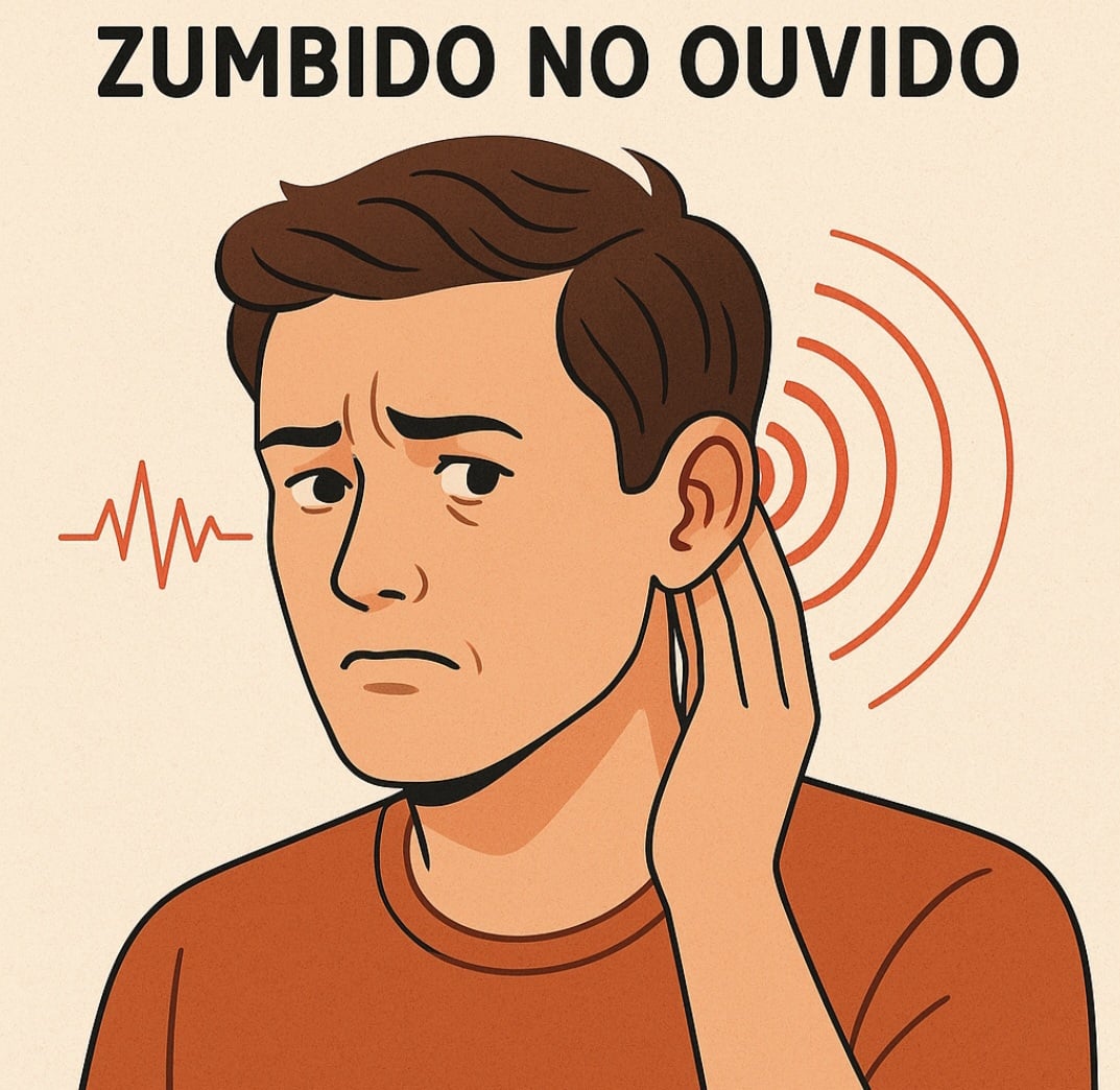 Zumbido no ouvido, também chamado de tinnitus, é a percepção de um som que não vem de uma fonte externa. Pode ser um apito, chiado, estalo ou até som pulsante, ouvido em um ou nos dois ouvidos.