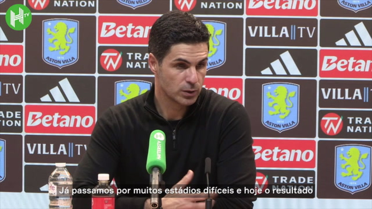 Arteta lamenta fim de sequência invicta do Arsenal