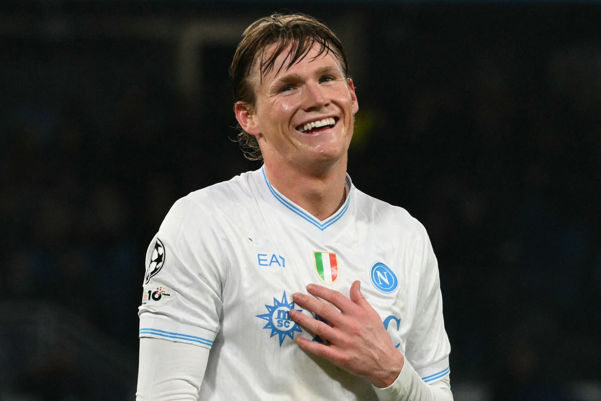 McTominay é o principal jogador da seleção da Escócia, rival do Brasil no Grupo C da Copa do Mundo (Foto: ALBERTO PIZZOLI / AFP)