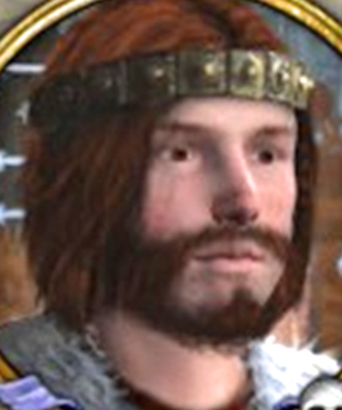 Depois, veio Hardacanuto (1040-1042, foto), outro filho de Canuto. A sucessão seguiu com Eduardo, o Confessor (1042-1066). Este era irmão de Hardacanuto, mas apenas por parte de mãe. 