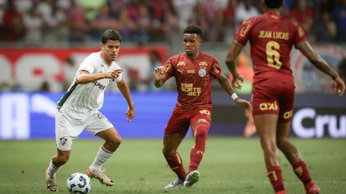 Partida entre Bahia e Fluminense, na Arena Fonte Nova, pela décima nona rodada do Campeonato Brasileiro Série A