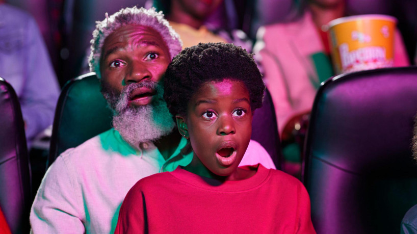 Qual é a sua reação ao ver um filme de terror? 