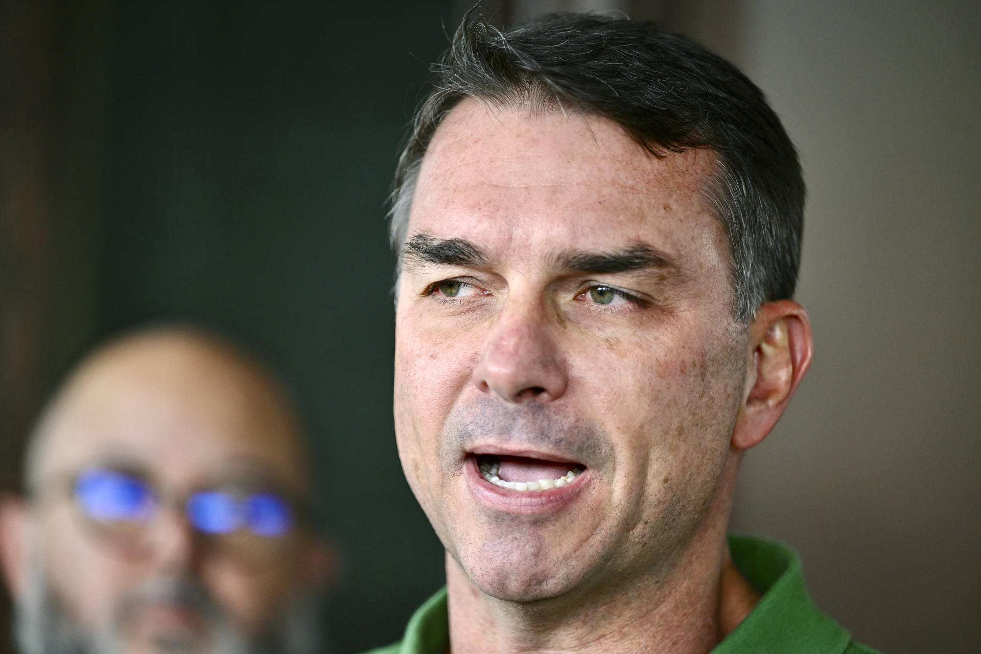 ￼FLÁVIO Bolsonaro não é levado a sério como pré-candidato (Foto: EVARISTO SA/AFP)