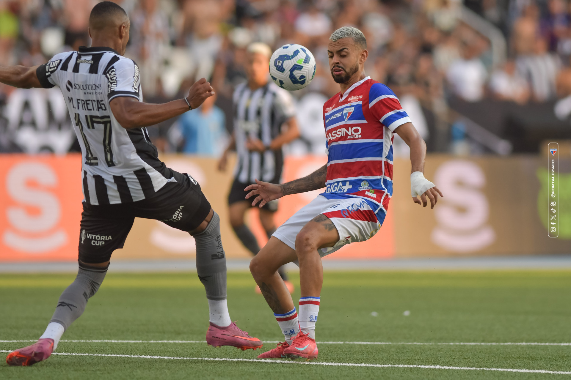 Fortaleza e Botafogo se enfrentaram na tarde de domingo, 7 de dezembro, pela 38ª rodada da Série A do Campeonato Brasileiro 2025 (Foto: Vagner Nascimento/Fortaleza EC)