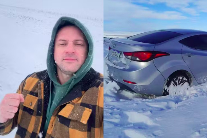 Ainda estava claro, mas o frio estava piorando. Como não estava me alimentando bem, me senti fraco e logo o cansaço começou a tomar conta, descreveu.