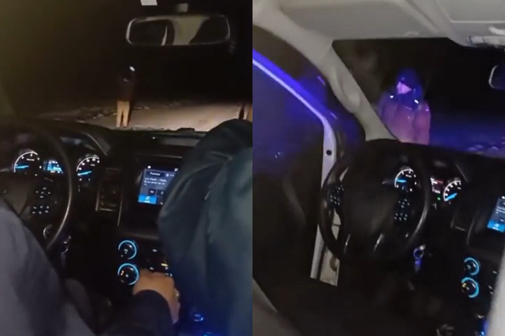 Um vídeo divulgado pelas autoridades mostram o momento em que o brasileiro é encontrado pela polícia.