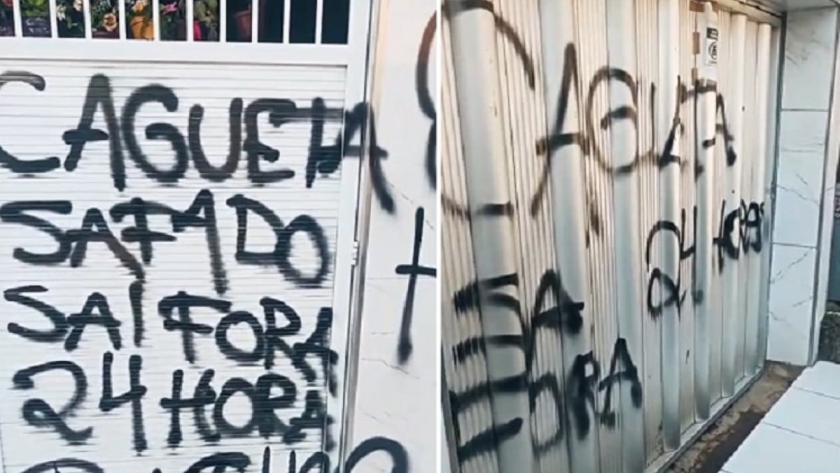 Criminosos picharam casa no Jangurussu para obrigar moradores a deixar a residência