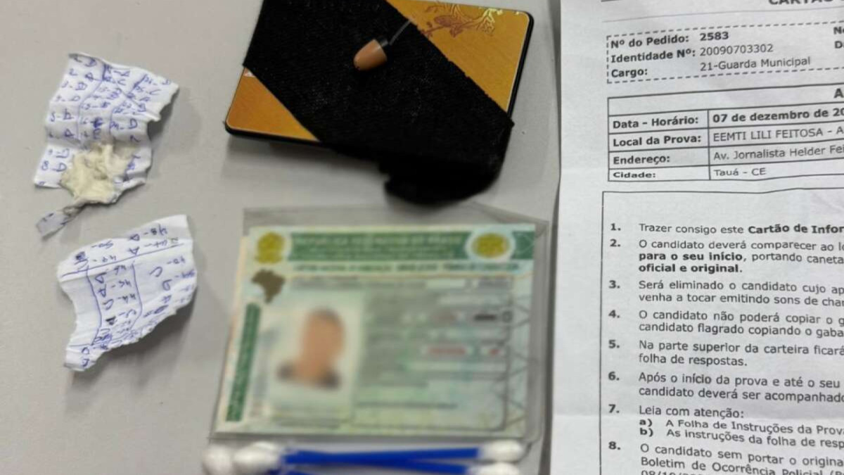 Fraude foi identificada em dois pontos de aplicação da prova 