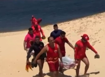 Corpo do jovem morto afogado foi resgatado pelos Bombeiros  