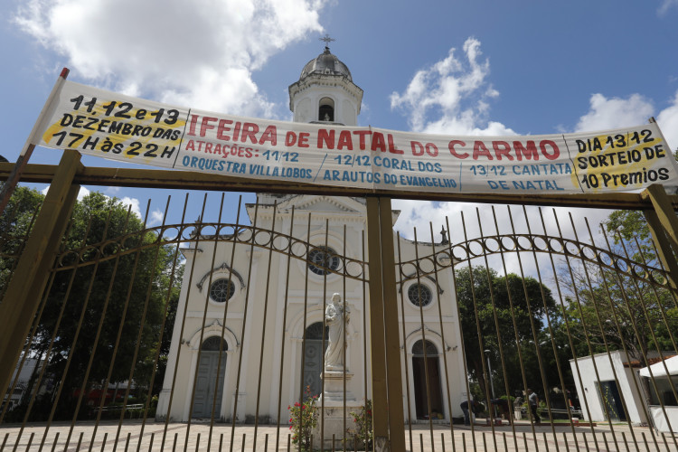 FORTALEZA, CEARÁ, BRASIL,08.12.2025: Aniversário da igreja do Carmo.  (foto: Fabio Lima/OPOVO).
