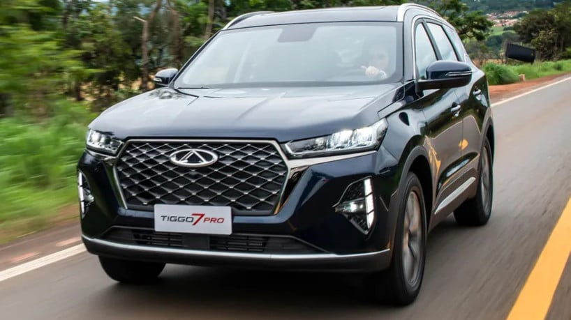 O Tiggo 7 alcançou o Top 3 no varejo nacional em novembro  