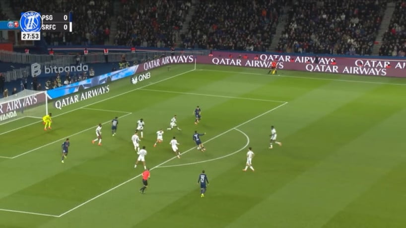 Duas de Kvaratskhelia garantem goleada do PSG por 5–0 sobre o Rennes 